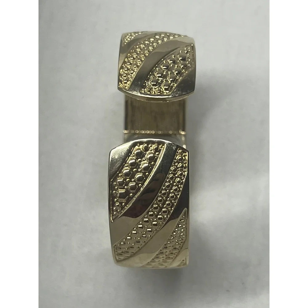 Studio Time Women's Gold Tone Bangle Watch Quartz Rectangle‎ Rhinestone AS IS